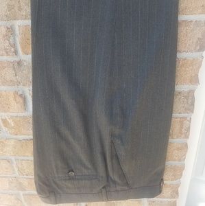 Banana Republic slacks grey pinstripes